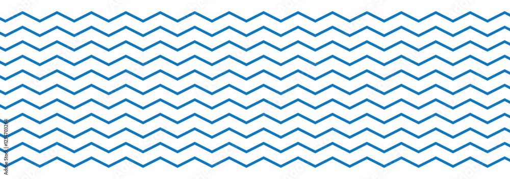 Poster wave line and wavy zigzag lines. black curved lines pattern in abstract style. horizontal geometric 