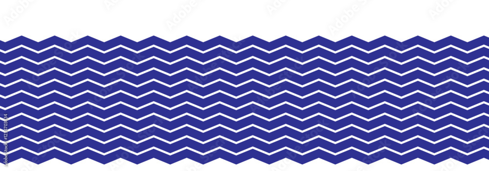 Poster wave line and wavy zigzag lines. black curved lines pattern in abstract style. horizontal geometric 
