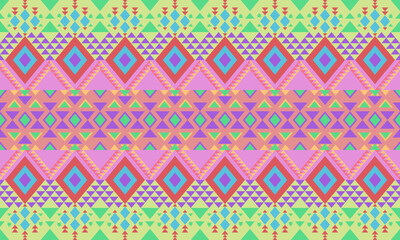 This beautifully crafted pattern draws on triangular shapes, blending geometric precision with a modern touch. 