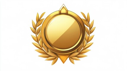 Golden Medal with Laurel Wreath for Achievement