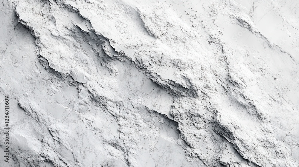 Poster white textured rock surface, showing diagonal patterns, used as abstract background