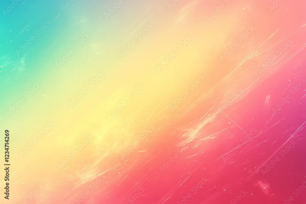 Aufkleber Vibrant abstract background showcasing a blend of colors in a soft gradient