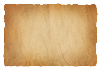leere Schatzkarte, Papierrolle, Landkarte, Weltkarte, Vorlage, isoliert, transparent, png Datei	