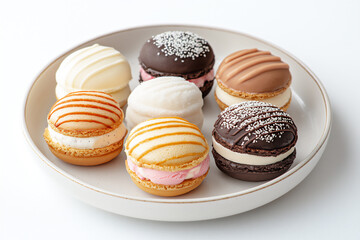 P A photorealistic image of dorayaki ice crea