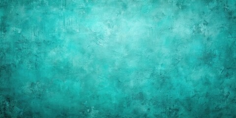 Fototapeta premium Abstract teal green textured background with rough surface and subtle depth