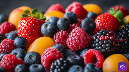 Obraz premium Fresh Mix of Berries