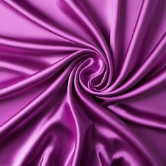Fototapeta premium Beautiful purple pink silk satin background. Soft folds. Shiny fabric. Luxury lilac background. Space. Design. Web banner. Wide. Panoramic. Flat lay, table top view. Wedding, Valentine, Mother's day. 