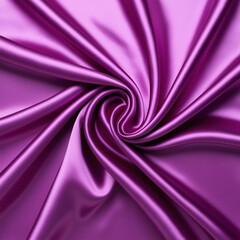 Fototapeta premium Beautiful purple pink silk satin background. Soft folds. Shiny fabric. Luxury lilac background. Space. Design. Web banner. Wide. Panoramic. Flat lay, table top view. Wedding, Valentine, Mother's day. 