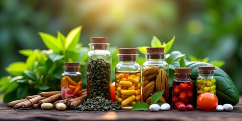 Natural remedies, botanical extracts, and herbal supplements for wellness and health