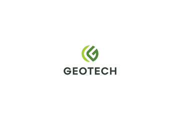 Letter G natural green colour organic logo