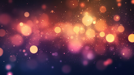 Obraz premium Luxurious bokeh abstract background with vibrant colors and light