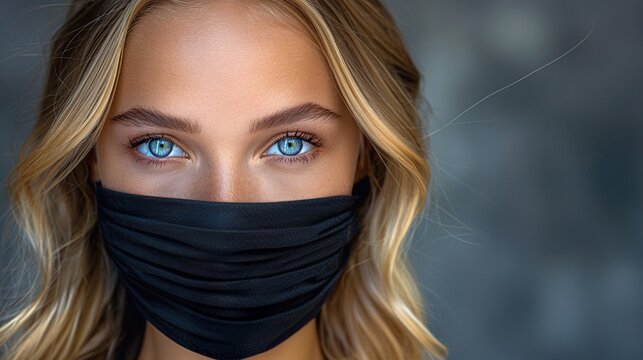 une femme avec du scotch noir sur la bouche pour l'emp&Atilde;&ordf;cher de parler - parole des femmes  HD 8K wallpaper Photographic Image