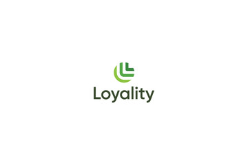Letter L loyalty minimal and modern eco friendly logo