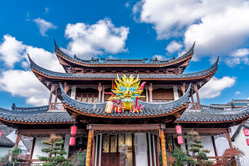Obraz premium chinese temple architecture