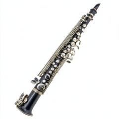 Fototapeta premium Clarinet Isolated on White Background