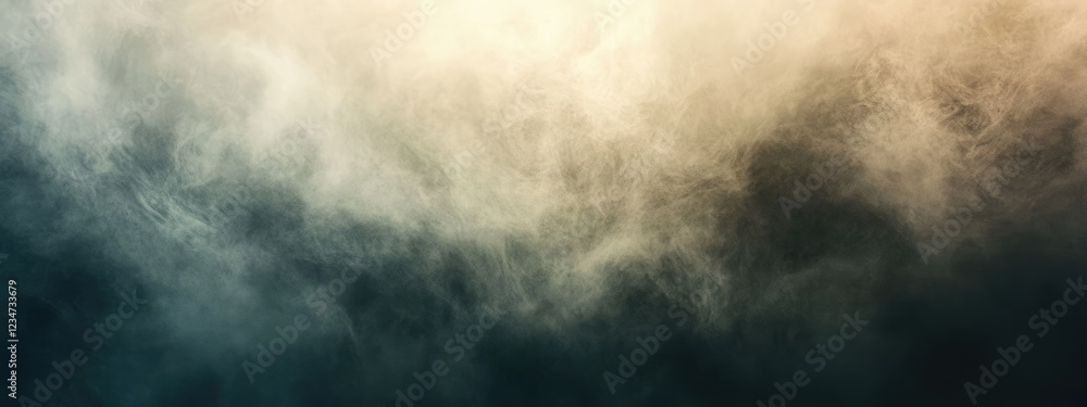 Poster abstract smoke background with gradient colors and soft textures, suitable for artistic compositions