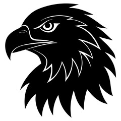 eagle head vector illustration