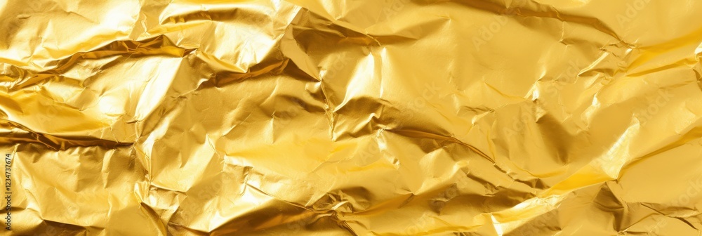 Poster shiny gold leaf background texture for creative projects, elegant design elements, and stylish visua