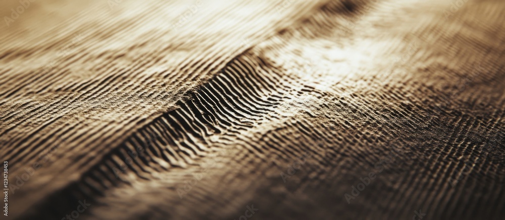 Poster textured surface of old wood with parallel grooves and natural grain patterns copy space