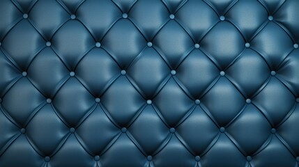 Elegant Seamless Upholstery with Diamond Tufted Design in Deep Blue and Light Tones for Modern Interior Decor