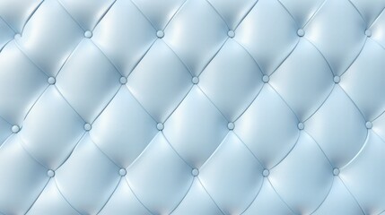 Elegant Light Blue Seamless Upholstery with Diamond Tufting in Pastel Shade Ideal for Interior Design and Decorative Projects