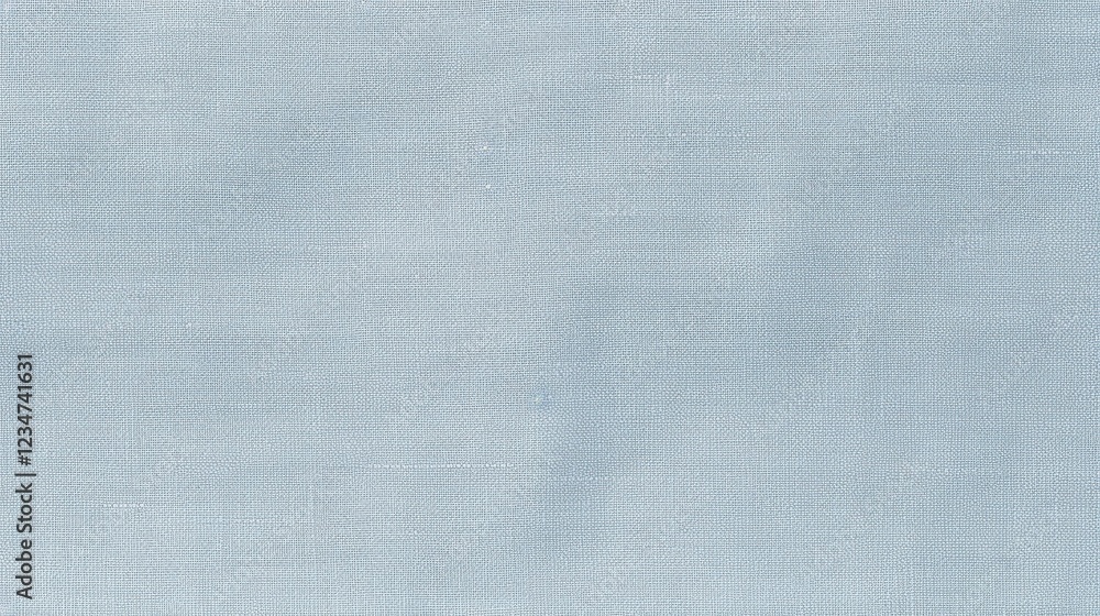 Poster light pastel blue linen textile background for seamless design in soft and calming fabric texture id