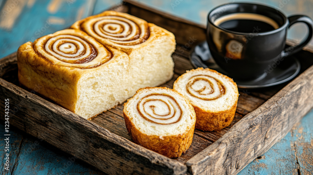 Poster jam roll, a high-fidelity image of a sliced jam roll featuring a unique swirl pattern, ideal for cul