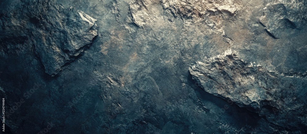 Poster abstract rocky surface with textured details in dark colors suitable for backgrounds and designs wit