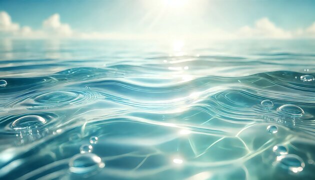 穏やかな波と光の反射｜Tranquil Waves and Light Reflections