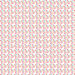 Colorful Star Pattern on White Background