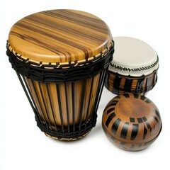 Djembe Isolated on White Background