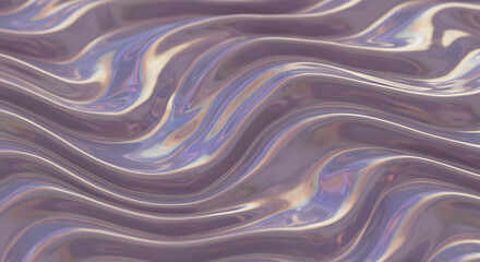Wavy iridescent texture background