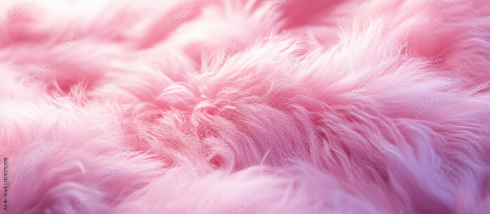 Aufkleber pink fluffy texture background with soft fibers and subtle light reflections copy space