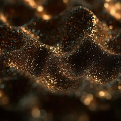 Luxury Particles Background: Elegant Sparkles and Glamorous Glow