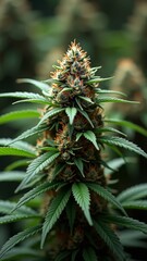 A flowering plant with distinctive leaves and buds