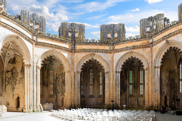 Monastery of Batalha, Portugal. The Monastery of the Dominicans of Batalha was built to commemorate...