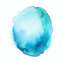 Fototapeta premium Colorful watercolor splash on white background