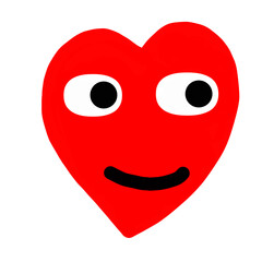 Elegant and expressive heart reaction icon, designed to capture love, passion, and emotional connections in a visually appealing way.