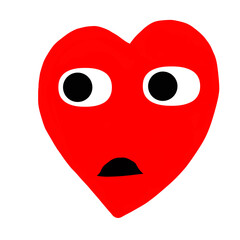 Glowing heart reaction art, featuring a soft, illuminated effect that enhances love expressions and romantic visual storytelling.