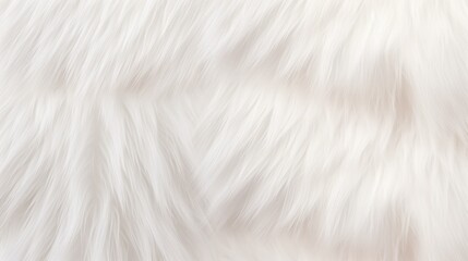 Obraz premium Soft Fluffy White Texture in Pastel Shades Perfect for Cozy Designs and Backgrounds, Highlighting Seamless Long Pile Fabric for Warmth and Comfort