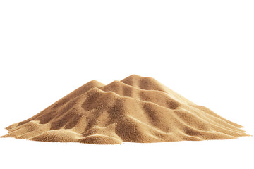sand dune isolated on a transparent background 