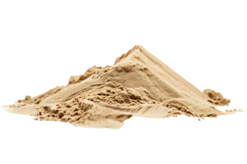 sand dune isolated on a transparent background 