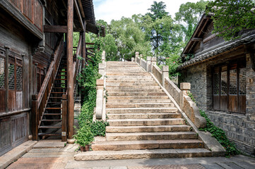 A small stone bridge in Guzhen village, southern China