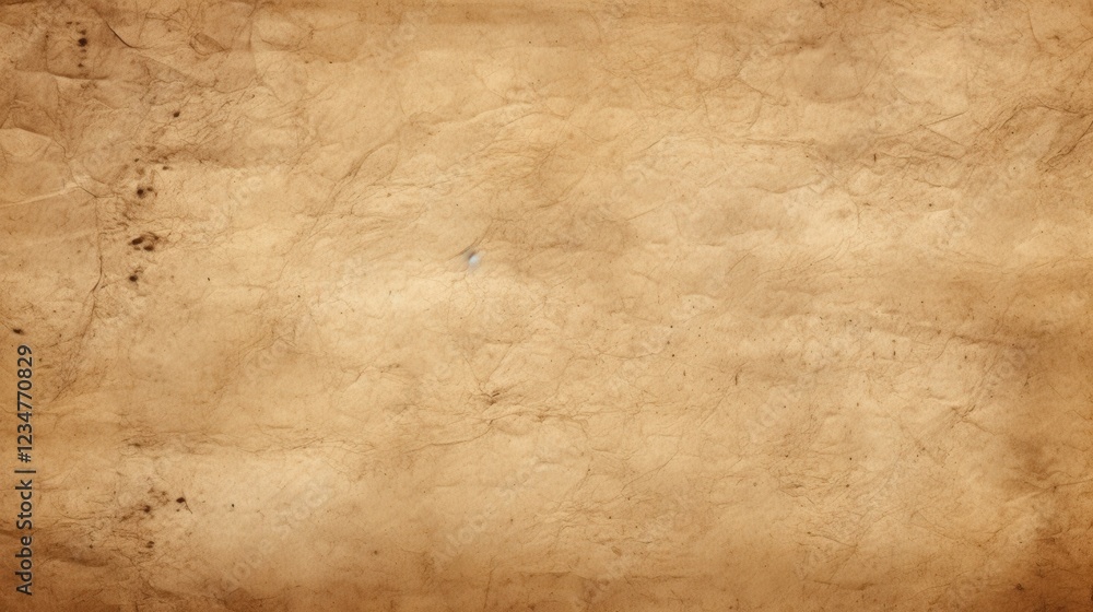 Poster seamless vintage background texture in beige and brown with wrinkles and creases for various design 