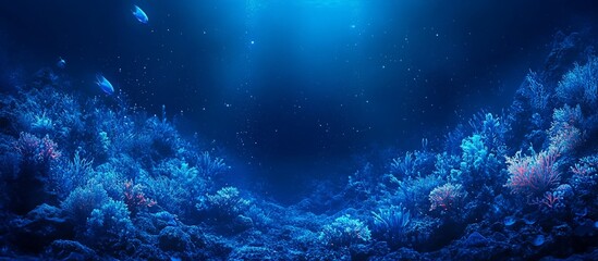 Enthralling Underwater Scene: Vibrant Coral Reef with Fish