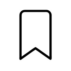 Bookmark Vector Icon for Reading and Organization