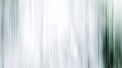 Obraz premium Abstract blurred background with white, green, and gray vertical stripes