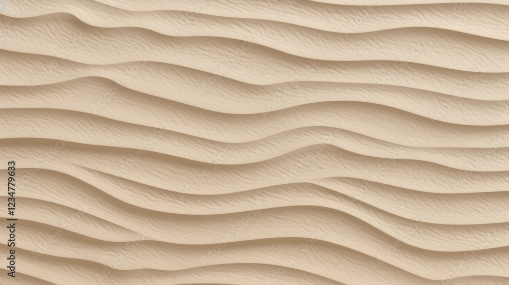 Poster seamless white sandy beach and desert sand dunes texture for background and tile design use in vario