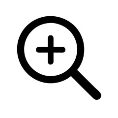 Obraz premium Magnifying Glass Vector Icon for Search and Investigation Representation