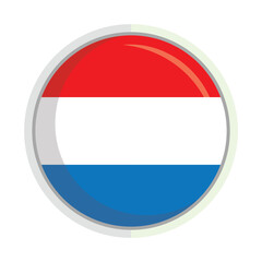 Fototapeta premium Netherland national flag shield Badge